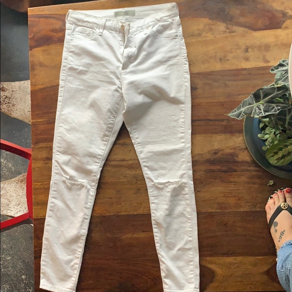 White top shop jeans